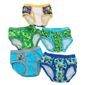 Boy's Mojang Minecraft 5 package brief underwear